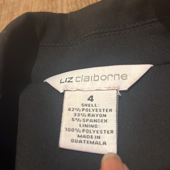Liz Claiborne Black Blazer - Picture 3 of 3
